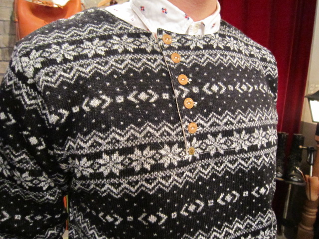 ANACHRONORM \"Nordick Tilted Henley Neck L/S T-shirt\" ご紹介_f0191324_9175960.jpg