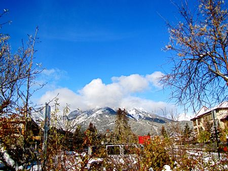 やはり今日11月4日のバンフは『白銀の世界』(Snow in Banff)_b0051109_3371040.jpg