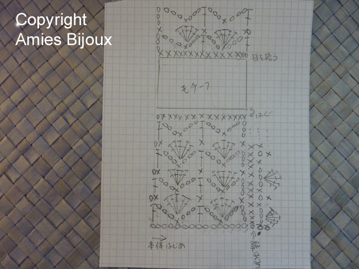 かわいすぎ帽子とスカーフのセット スカーフ編み図つき 不器用者のパリ編み物修行