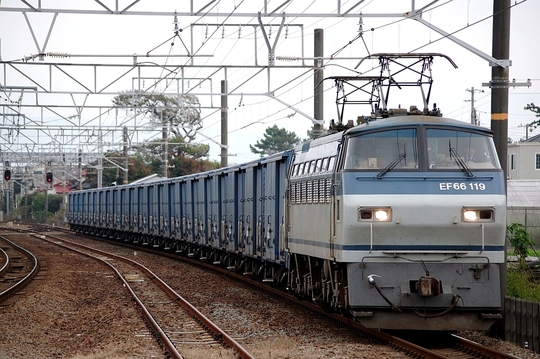 東田子の浦にて 東海道線貨物列車 11 5 急行越前の鉄の話