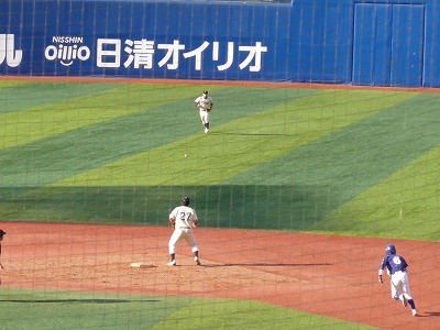 東京国際大対桐蔭横浜大　１１月１日　明治神宮野球大会出場決定戦　_b0166128_11291240.jpg