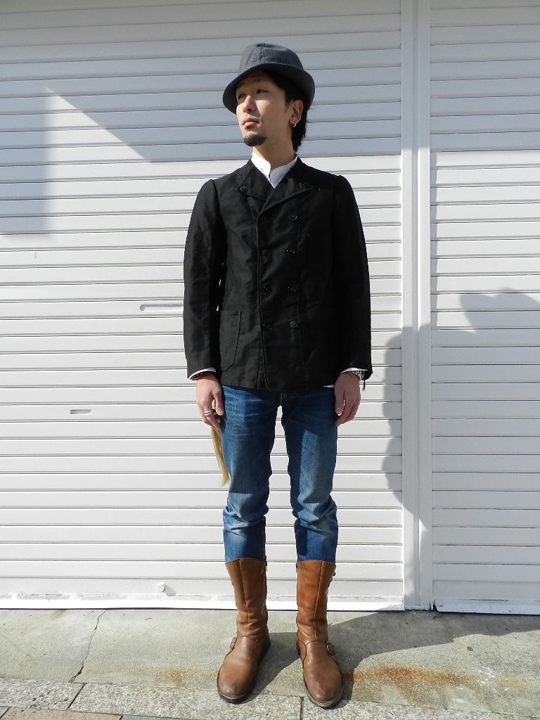 French mole skin double button jacket snap_f0226051_1571450.jpg