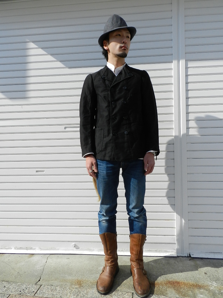French mole skin double button jacket snap_f0226051_157471.jpg