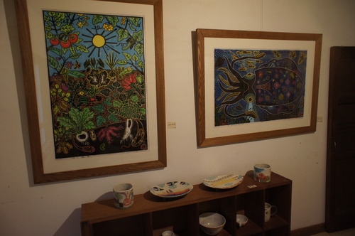 木版画と陶 コゲラ館展_b0151262_232963.jpg
