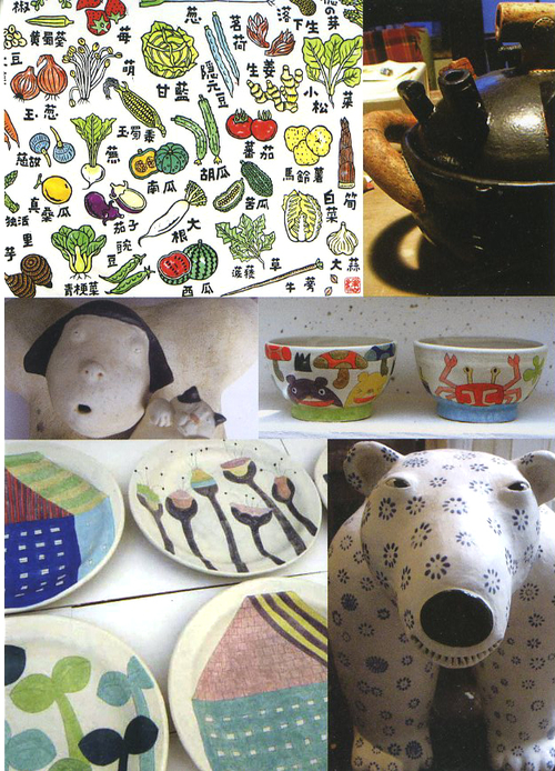 木版画と陶 コゲラ館展_b0151262_2332697.jpg