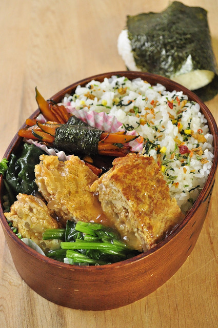 あんかけ玉子のお弁当_b0171098_8122927.jpg