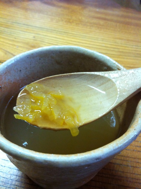 ホット柚子?_b0008478_21245075.jpg