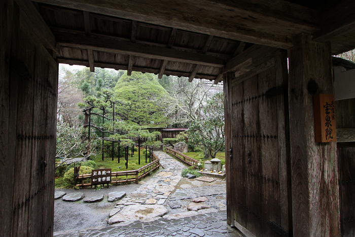 初冬の大原へ －宝泉院－_b0169330_1843827.jpg