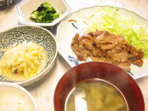 豚肉生姜焼き後のフライパン談義_d0031682_8562022.jpg