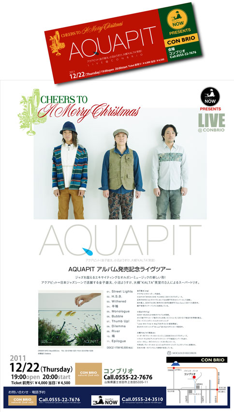 AQUAPIT(アクアピット）ライブ_f0222191_2201498.jpg