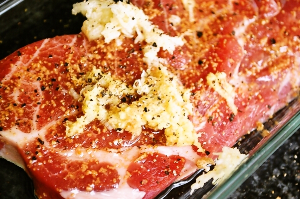 豚のだし香味焼き~たっぷりネギ乗せ~_d0104926_545672.jpg