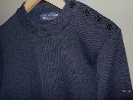 SAINT JAMES　　　Shoulder Button Sweater_c0134310_2338829.jpg