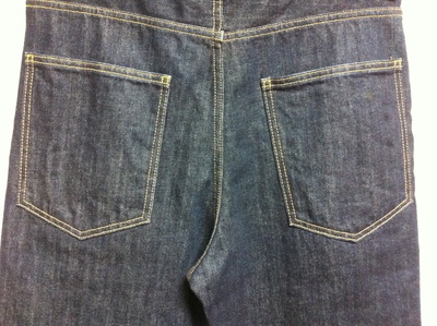 【USED】PICK UP ITEM!! －LORINZA－・DENIM CROPPED PANTS_a0158549_12201847.jpg