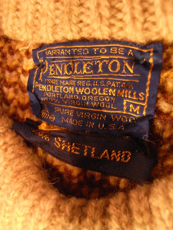 60S PENDLETON SWEATER SHETLAND WOOL--RECOMMEND--_c0176867_1948594.jpg