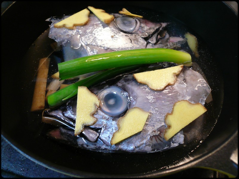 マグロの兜煮 魚と野菜と私と和ノ香