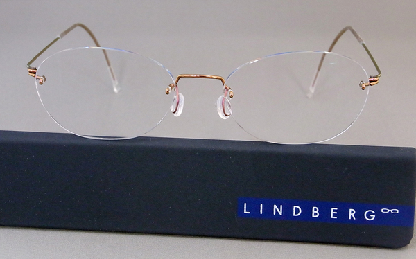 Lindberg Spirit ゴールドフレーム メガネ　リンドバーグ　メガネ Lindberg Spirit ゴールドフレーム メガネ リンドバーグ メガネ