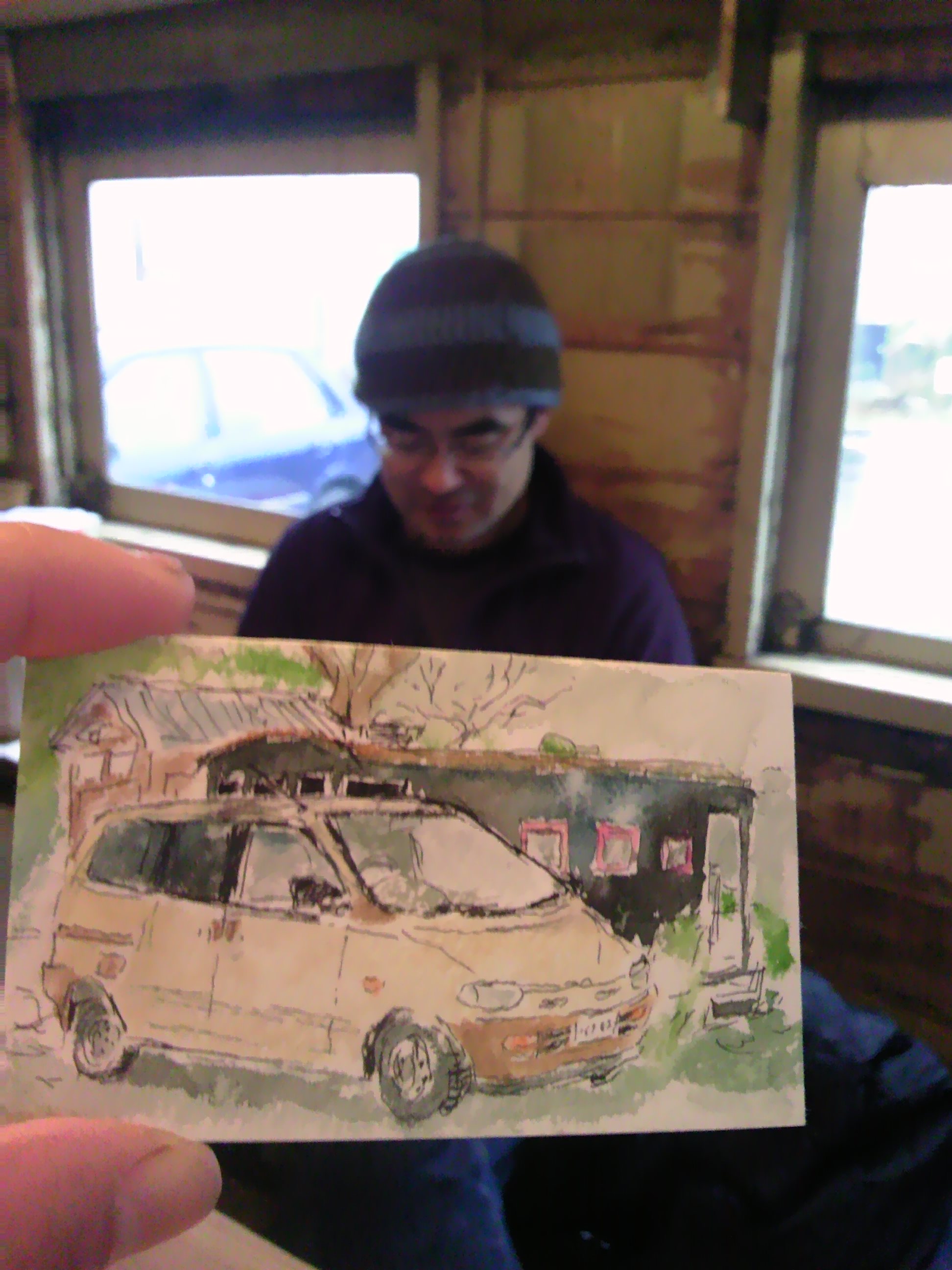 似車絵、雨でも好評開催中！！_a0213316_130133.jpg