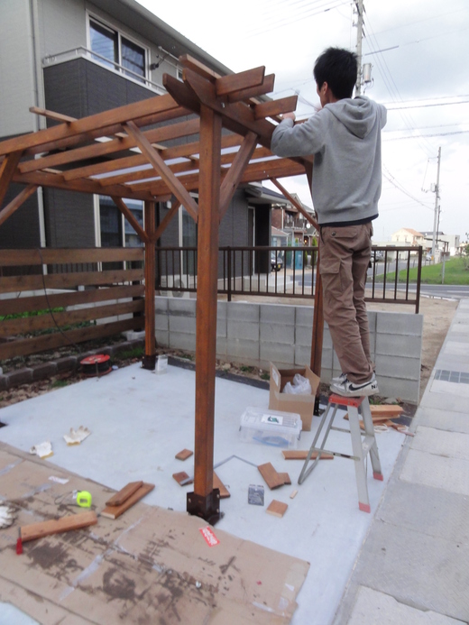 Diyで自転車小屋を作る 後編 Violette