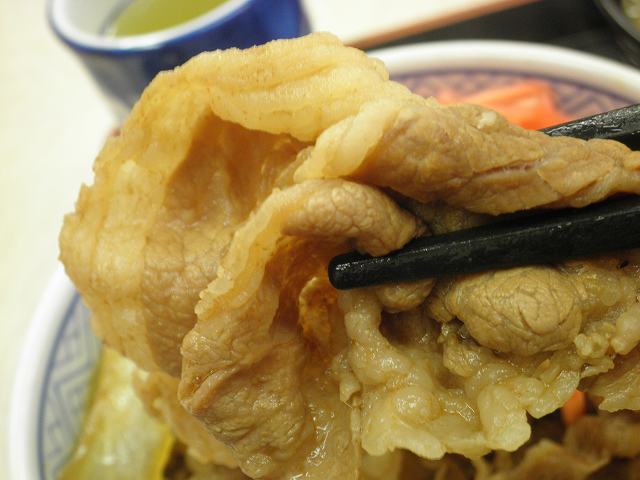 吉野屋の牛丼 関目店_c0118393_942687.jpg