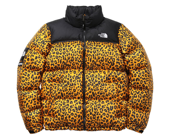 Supreme x The North Face Fall/Winter 2011 Leopard Print Down Jacket & Bag_a0118453_21274334.jpg