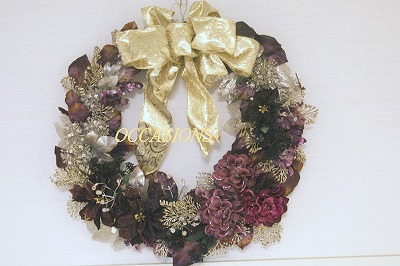 オーダー「クリスマスリース」_e0158355_18111018.jpg