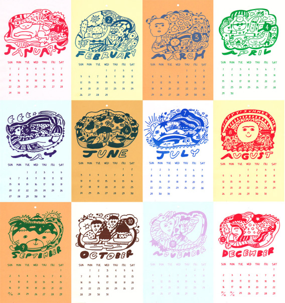 2012年カレンダー 発売開始 ぬりえができるよ!_e0023512_17402680.jpg