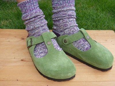 Birkenstock Womens Papillio Bern Clogs Metallic Gray Birko