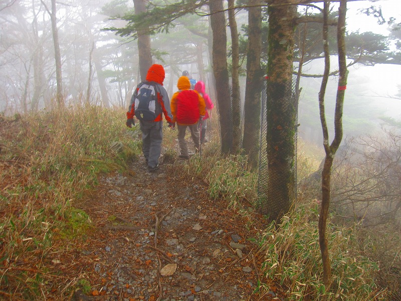 三嶺　新登山道コース　　 2011年10月の遭難コース_b0124306_17414035.jpg