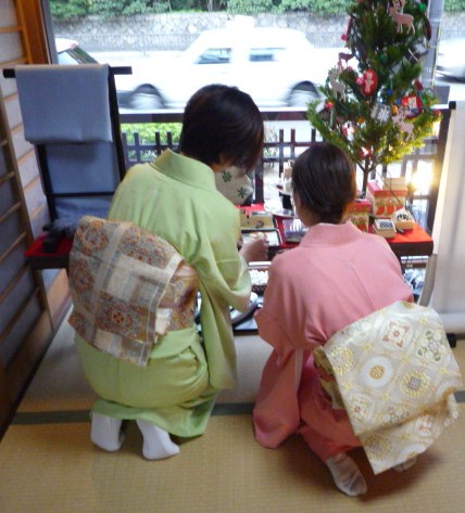 いちごのはなさんとお友達の色無地の着こなし_f0181251_1874618.jpg