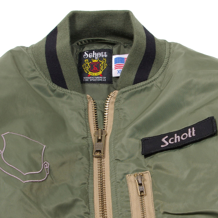  STUSSY x SCHOTT \"MA-1 Jacket\"_d0143381_16472088.jpg