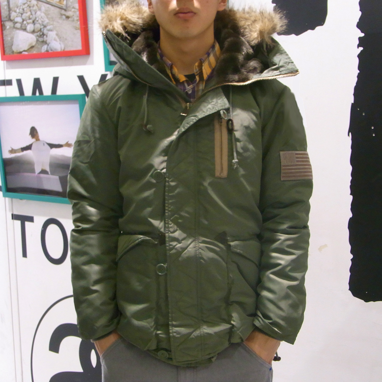 stussy×schott N-3B Lサイズ-