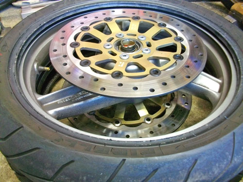 GPZ900R 17インチ4.5Jkawasaki純正ホイール スペックエンジニアリング