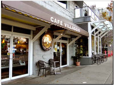 Coal Harbour でモカ：CAFÉ VILLAGGIO_e0224424_7473783.jpg