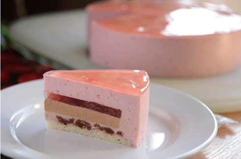 いちごとチョコレートのムースケーキ パンの木ぷらす 備忘録