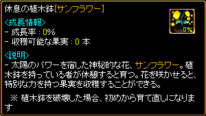 「RED STONE」 Play日記 休息の植木鉢_c0081097_2053267.jpg