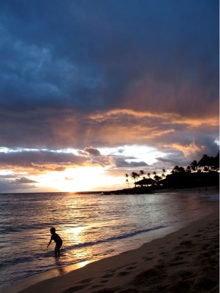 Sunset at Sheraton Kauai Resort_c0167798_4194145.jpg