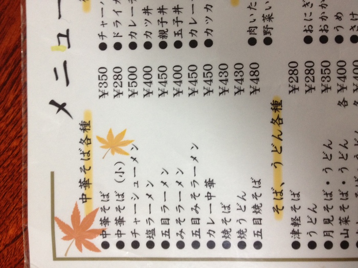 安い!美味い!田沢食堂のラーメン!_b0150120_1728774.jpg