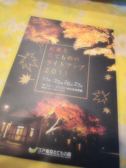 江戸東京たてもの園*ライトアップ2011*影絵で遊ぼう_a0161380_13163385.jpg