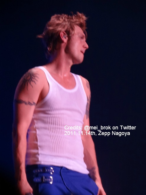 Nick Carter @ Zepp Nagoya_b0190157_23572481.jpg