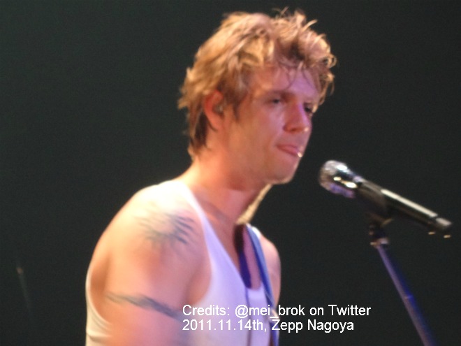 Nick Carter @ Zepp Nagoya_b0190157_23592196.jpg