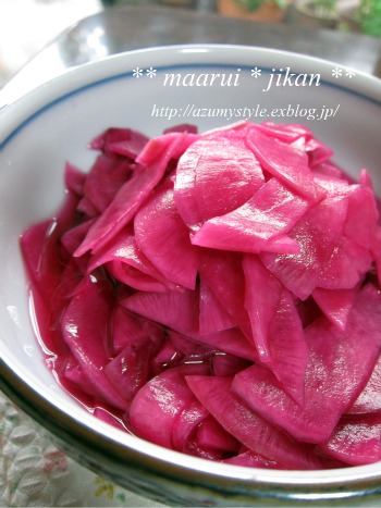 紫大根de甘酢漬け By母 まあるい時間