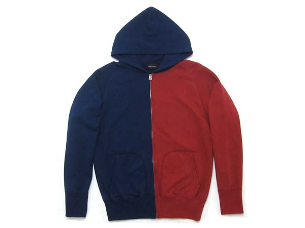 4本針 切り替え PARKA NAVY×RED_a0235618_2182256.jpg