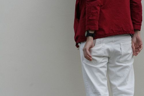 【orSlow ORIGINAL STANDARD 5P　WHITE DENIM 】_e0102522_20141769.jpg