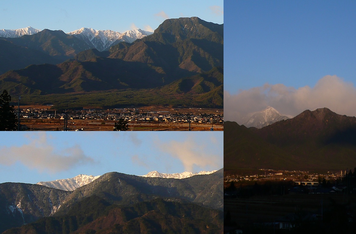 安曇野 朝日に輝く白き峰_a0212730_7494914.jpg