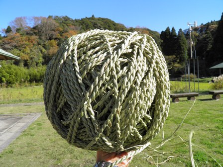 わら細工を作ろう_a0123836_15403066.jpg