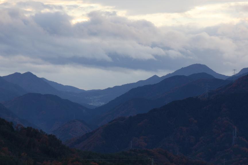 中国山脈 大朝 安芸の国から 中国山脈 大朝 安芸の国から