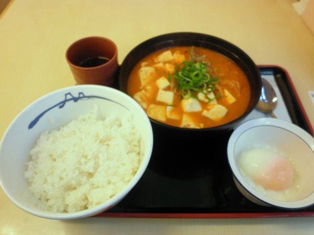 松屋の豆腐キムチチゲセット 東淀川菅原店_c0118393_10163534.jpg