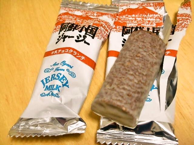 阿蘇小国ジャージー牛乳チョコクランチ_a0149329_1758358.jpg