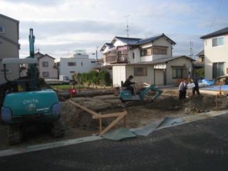｢清須の家｣基礎掘り方_b0179213_19362525.jpg
