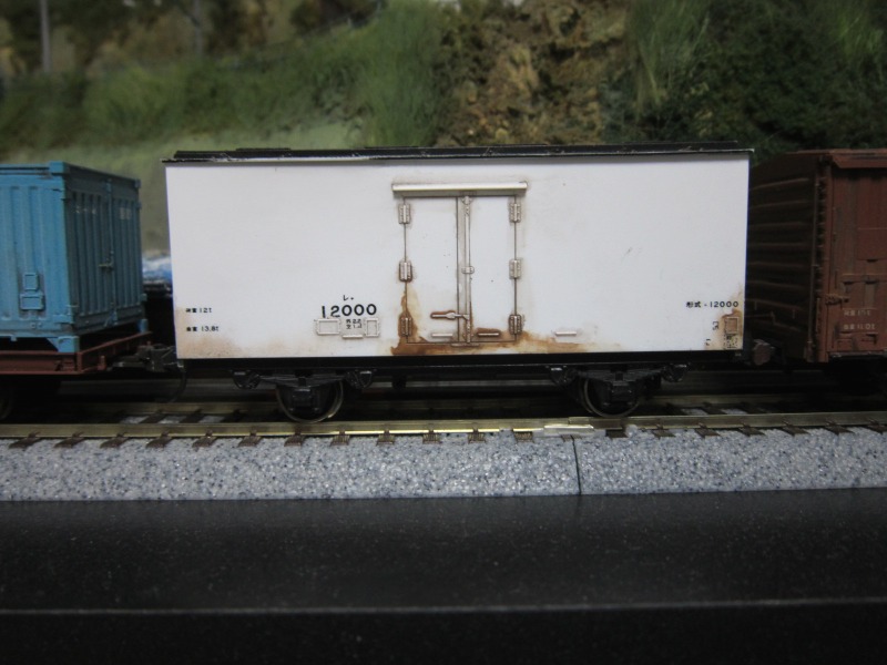 【ウェザリング加工品】Nゲージ貨物列車14両セット【昭和50年代】 ウェザリング加工品】Nゲージ貨物列車14両セット【昭和50年代